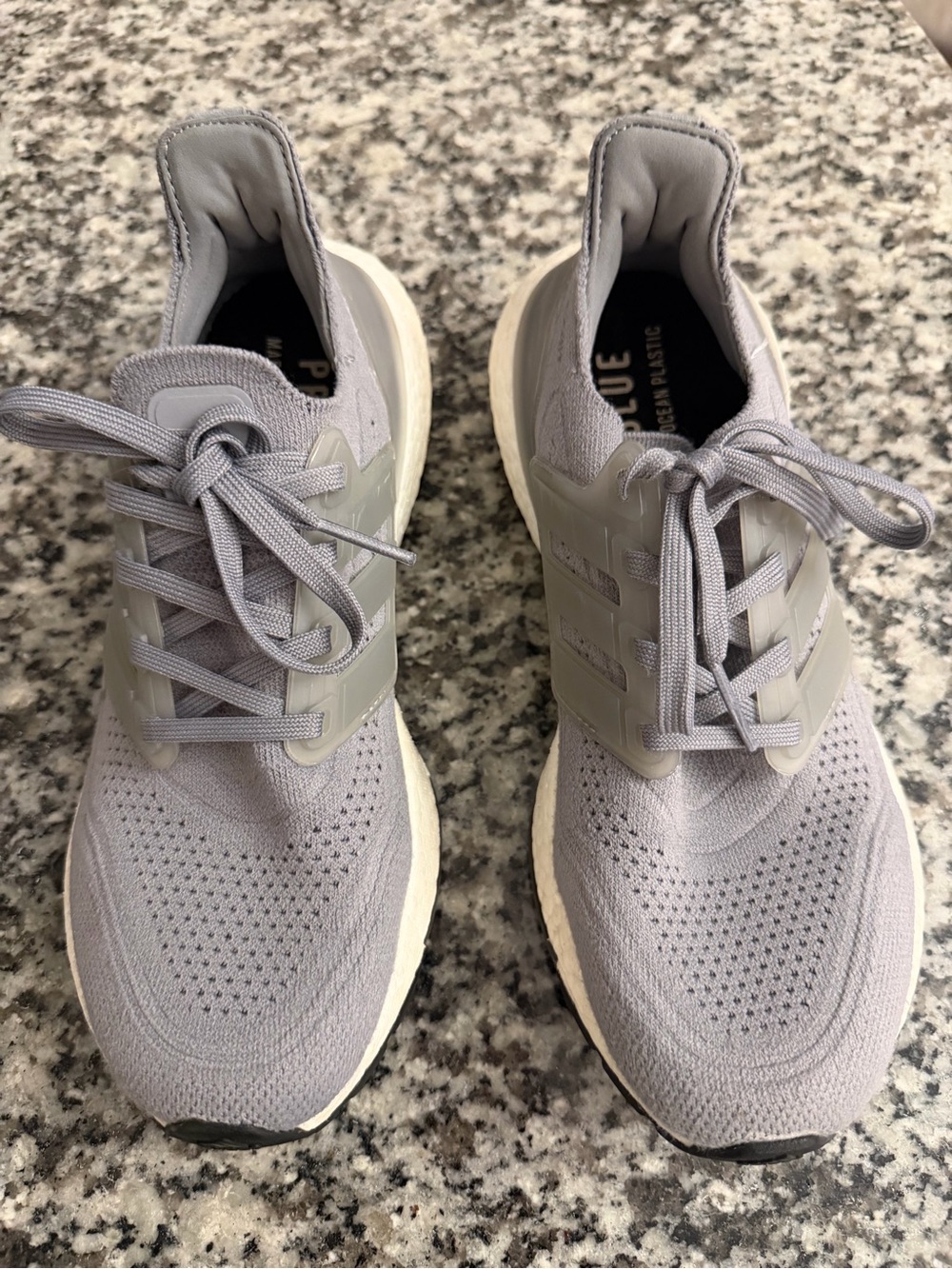 adidas Women's Grey Knit Sneakers